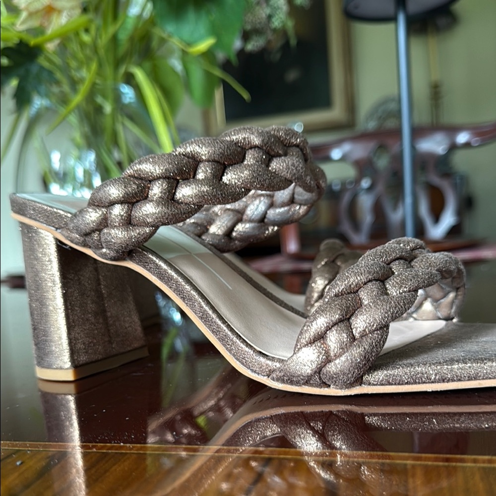 Dolce Vita Brown Heeled Sandals - Picture 7 of 16
